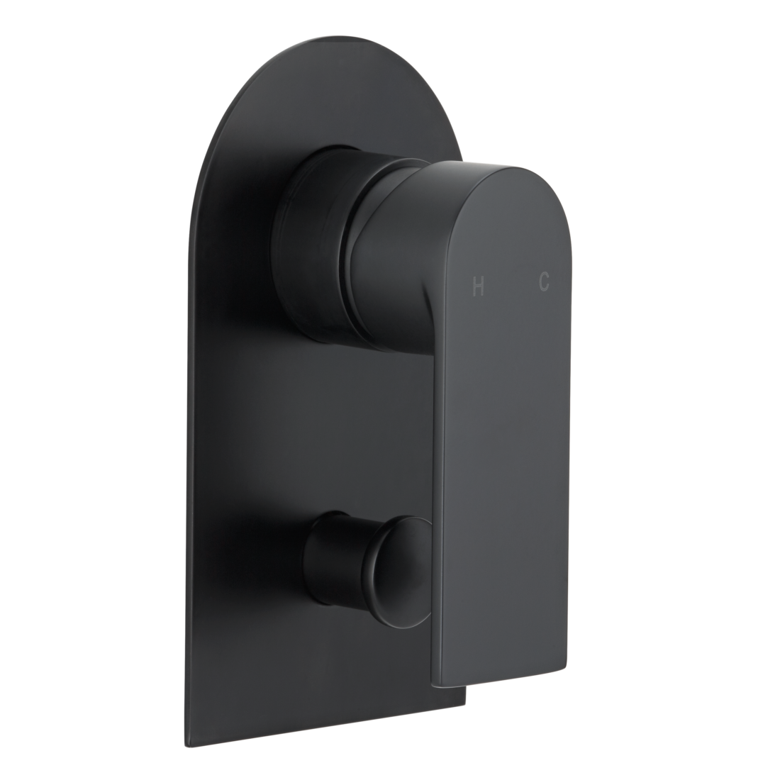 Magnus Shower Diverter - Matte Black - Feature