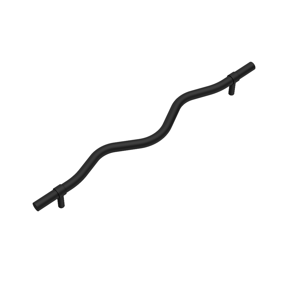 Ziggy Adjustable Cabinetry Pull 350mm - Matte Black
