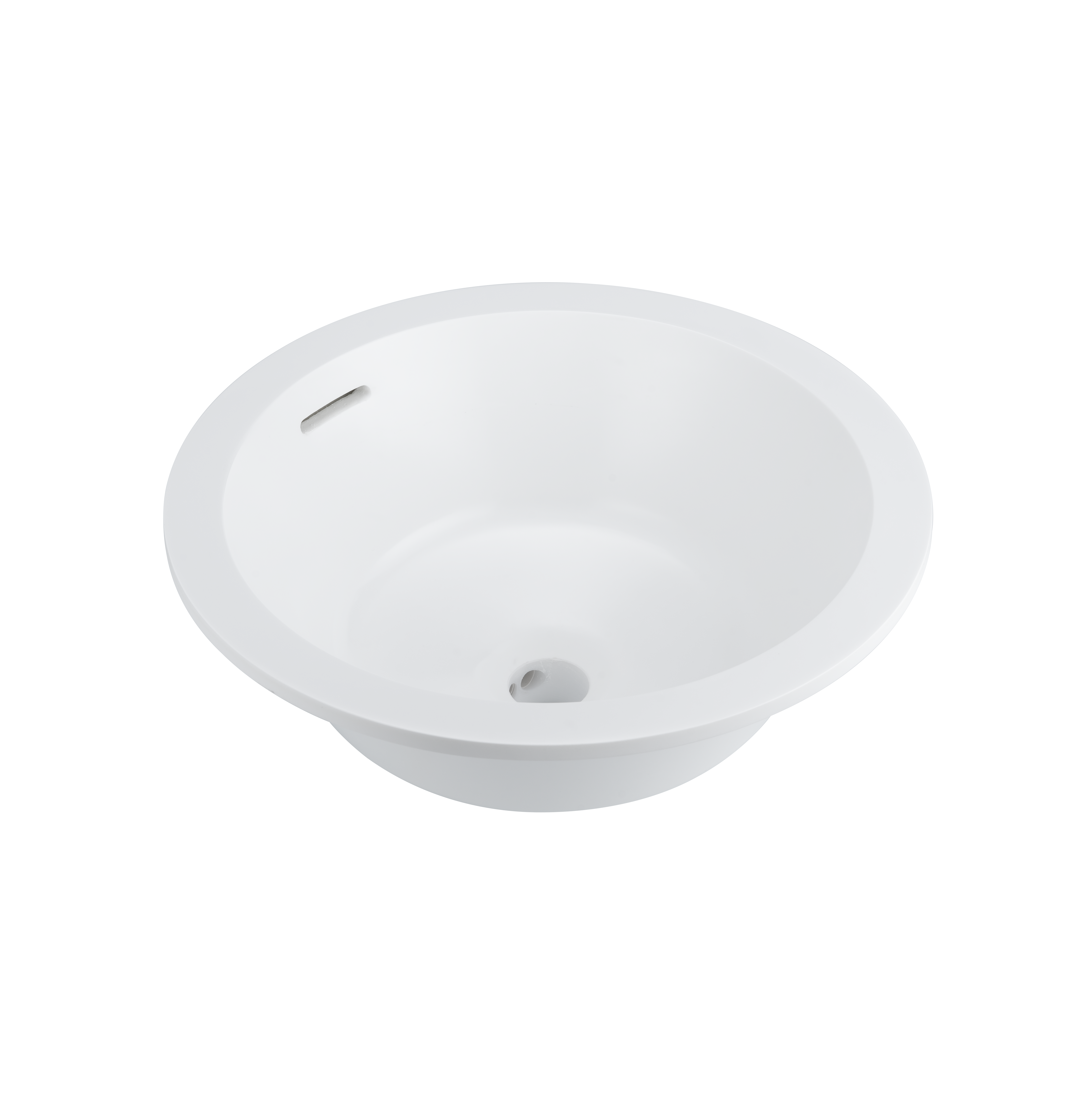 19095-Zuri-Undercounter-Round-Basin Side Gloss-White-Overflow