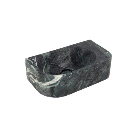 Pedra Wall-Hung Basin 400mm - Verde Alpi Marble