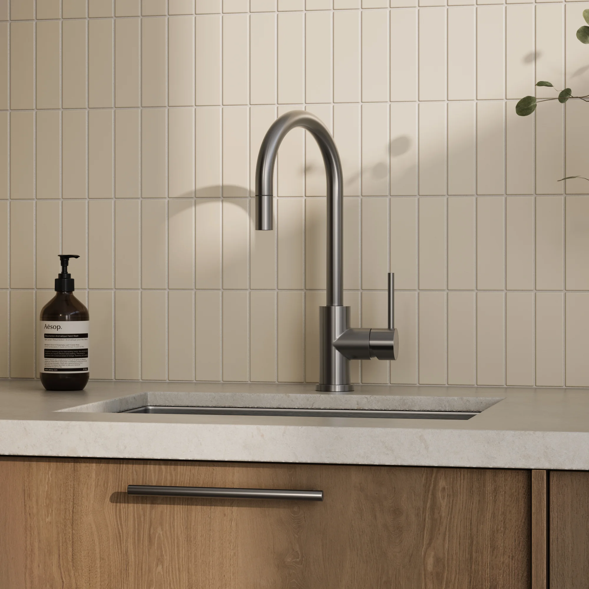 Cabinetry Pulls V2 Tezra Pull 220mm BG