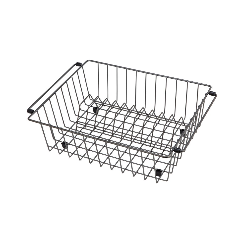 Bench Top Dish Rack - Essential Series - Brushed Gunmetal