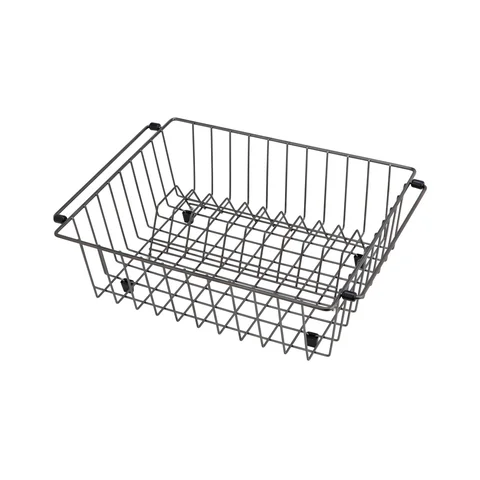Bench Top Dish Rack - Brushed Gunmetal