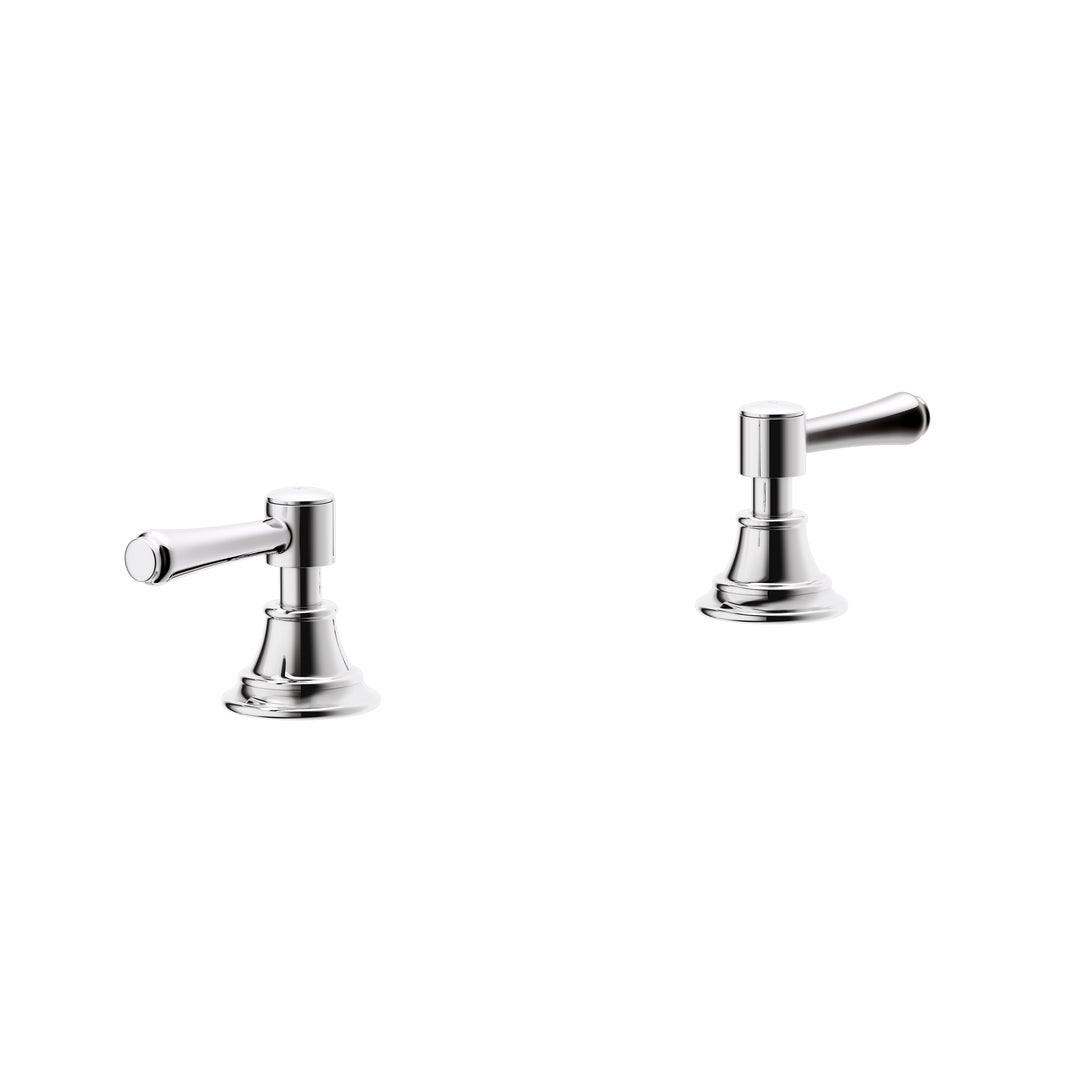 Kingsley Assembly Bench-Mounted Taps - Chrome