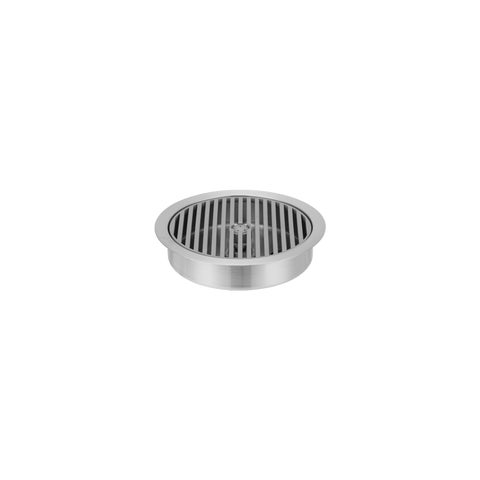 Glass Cleaner with Drain - Brushed Stainless Steel