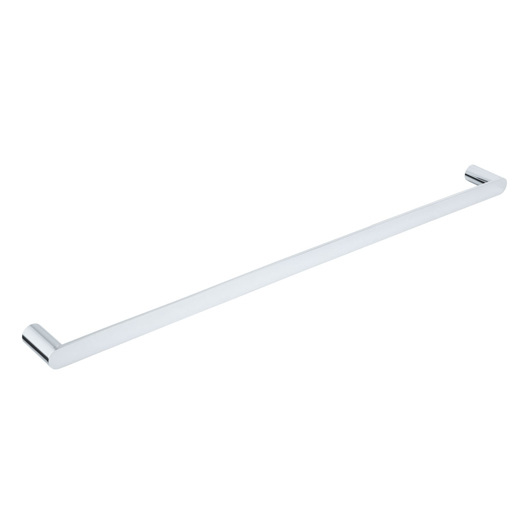 Milani Single Towel Rail 800mm - Chrome