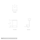 Maya-Shower-Hook Gallery-Spec