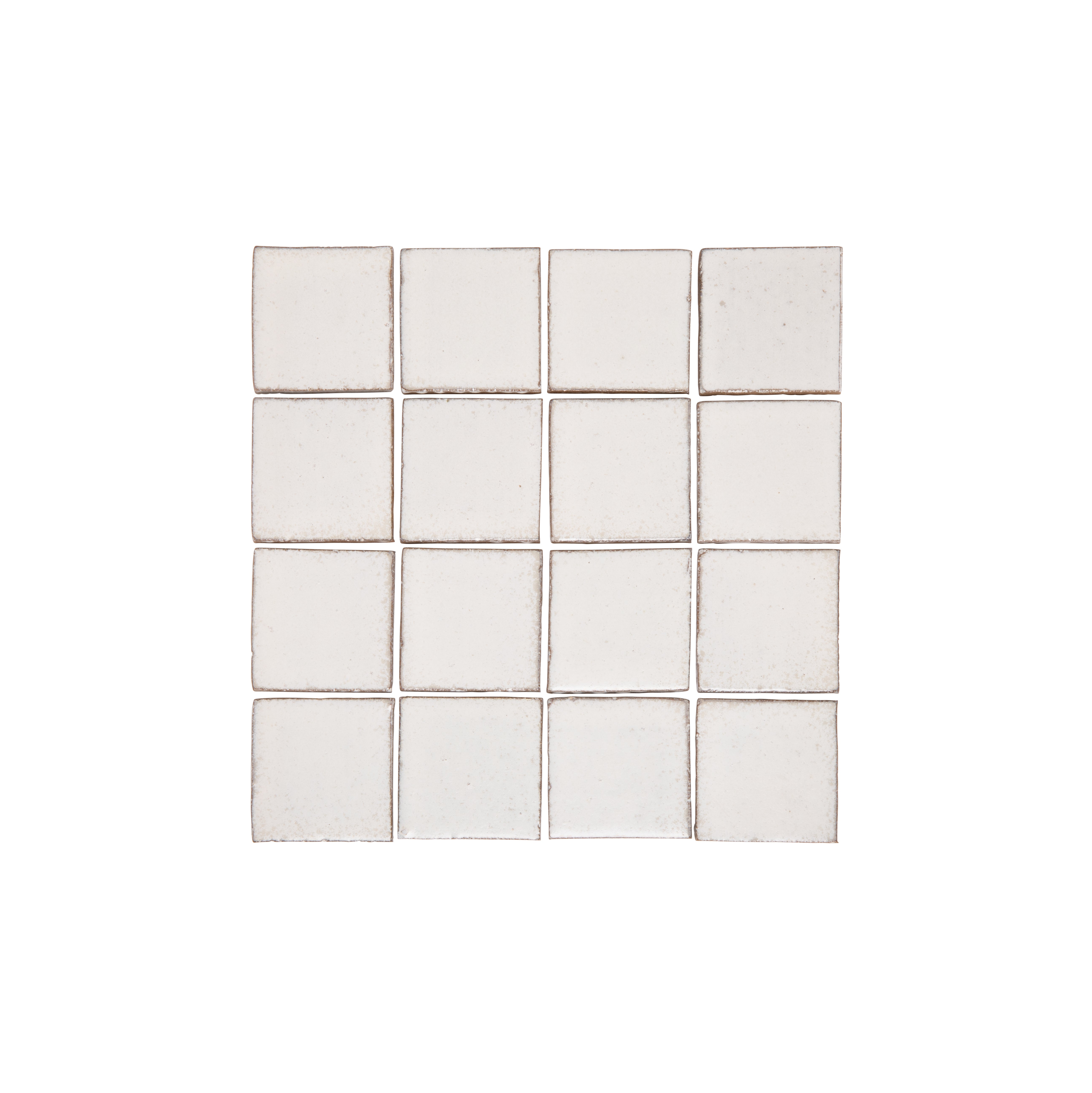 Ashiya Handmade Square Mosaic Snow