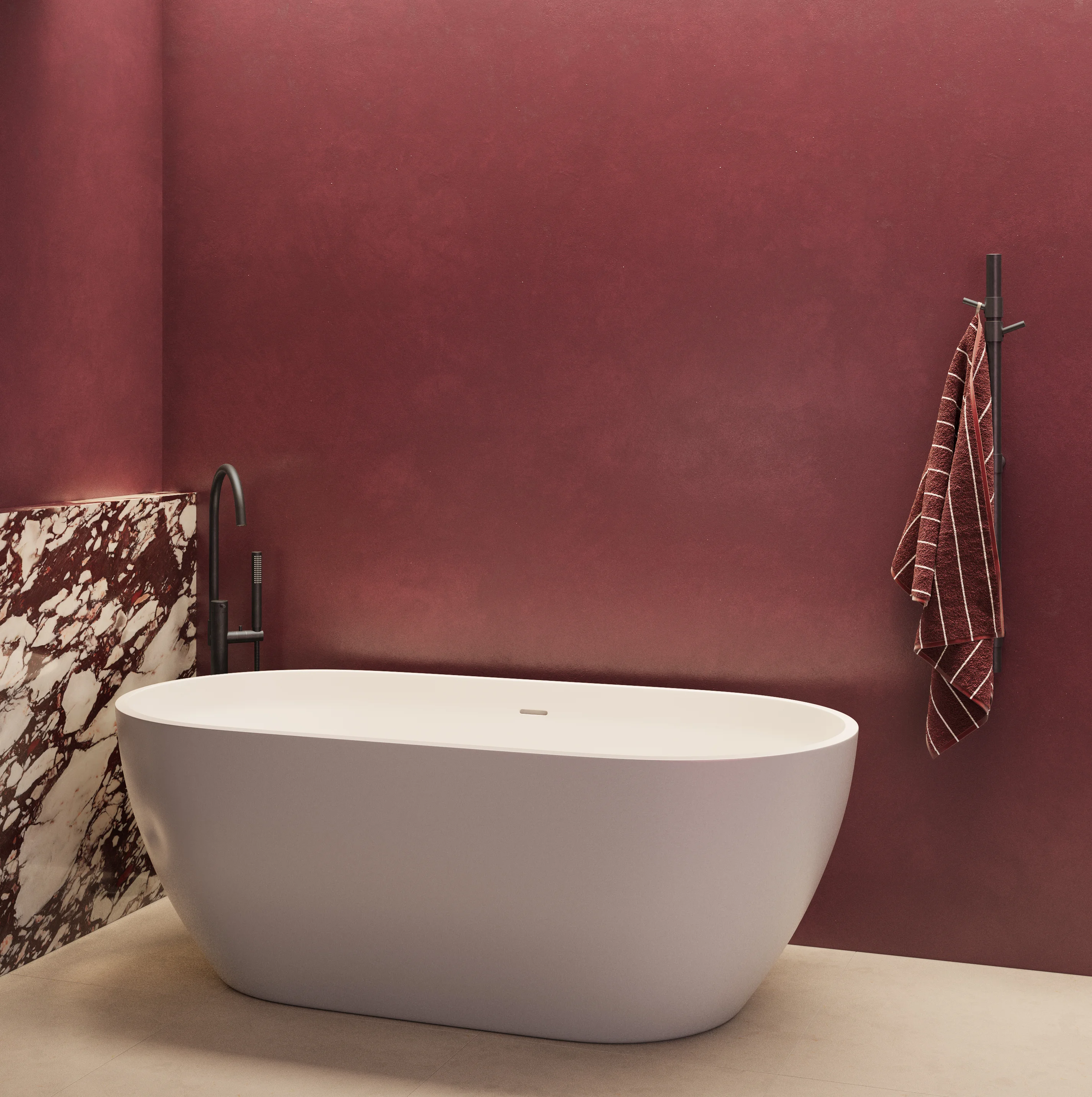 AntiqueBathroom BathScene Var02 Angle04 RailHooks Slate