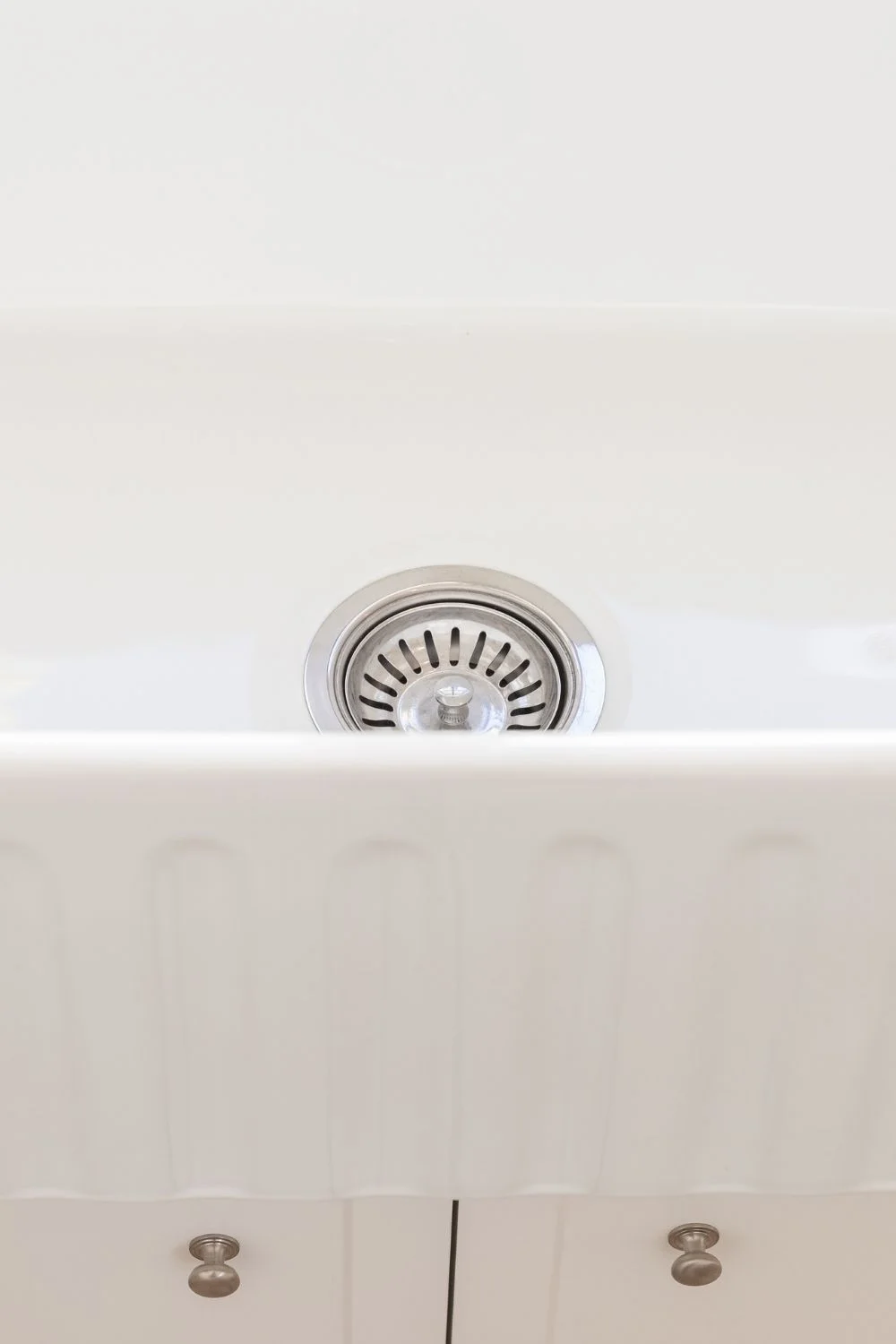 Stainless Steel vs White Sink Waste Drain