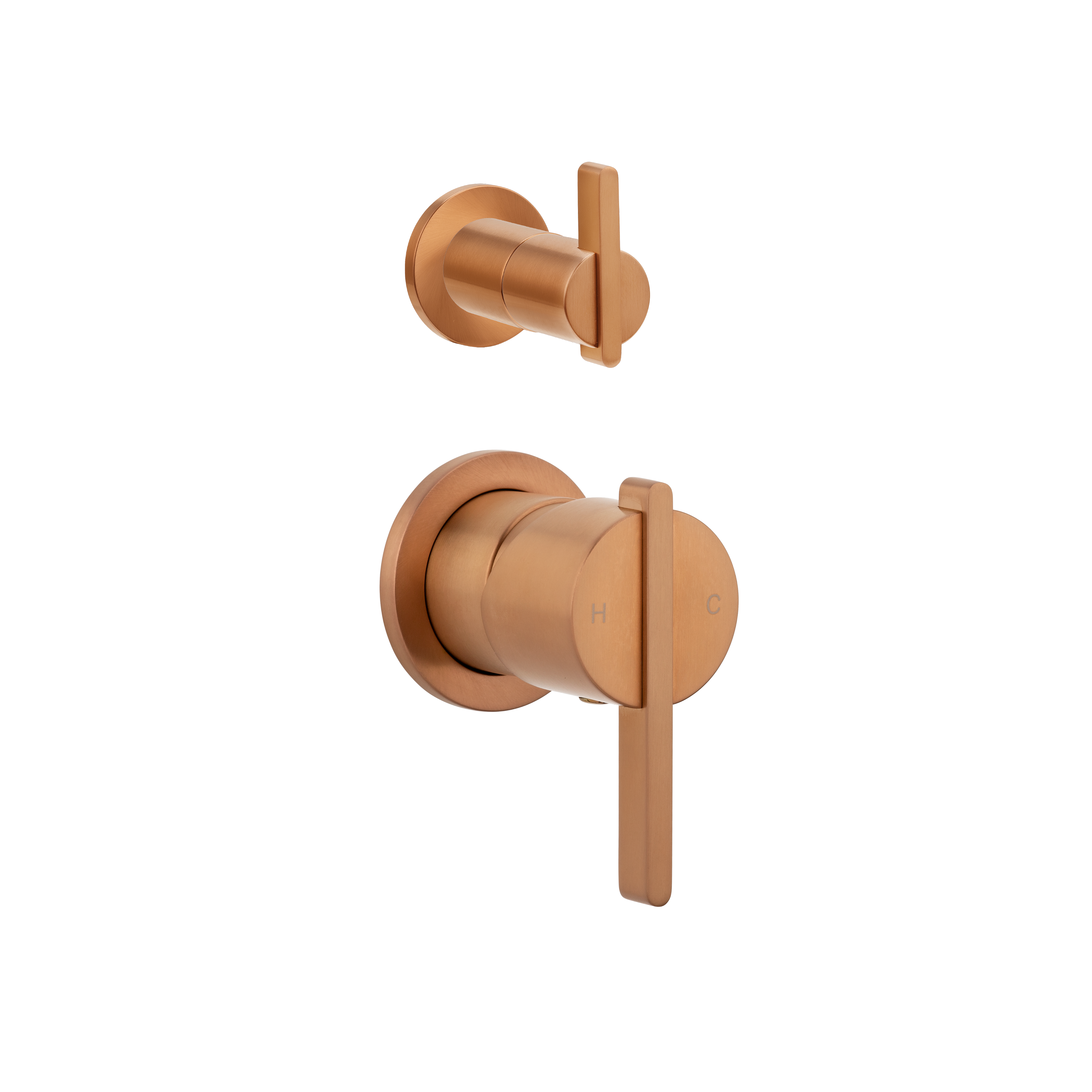 Aliro Accessible Top Shower Diverter - Brushed Copper