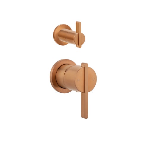 Aliro Accessible Top Shower Diverter - Brushed Copper
