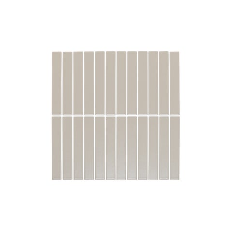 Atami Finger Mosaic Tile - Oyster Grey