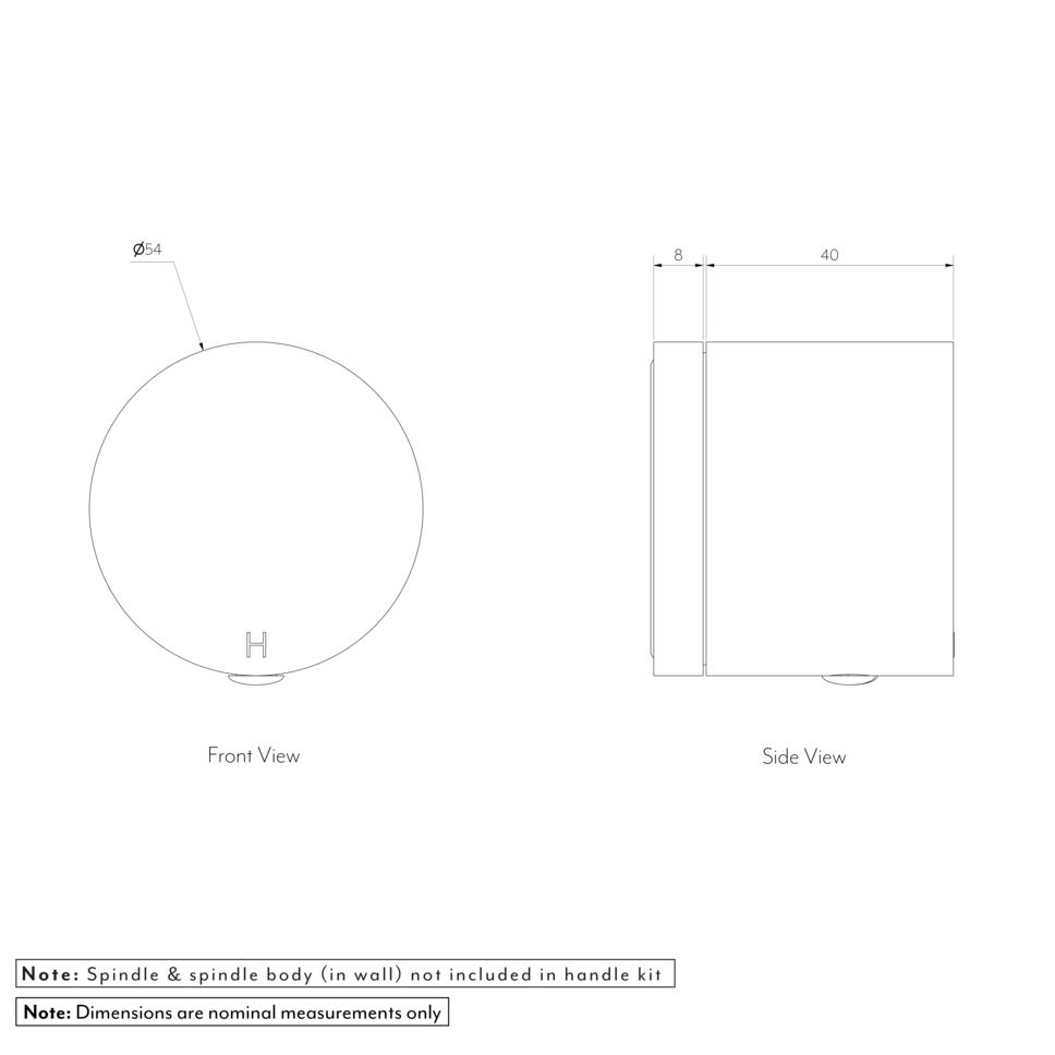 MILANI Assembly Taps Handle Kit SPEC-01-01