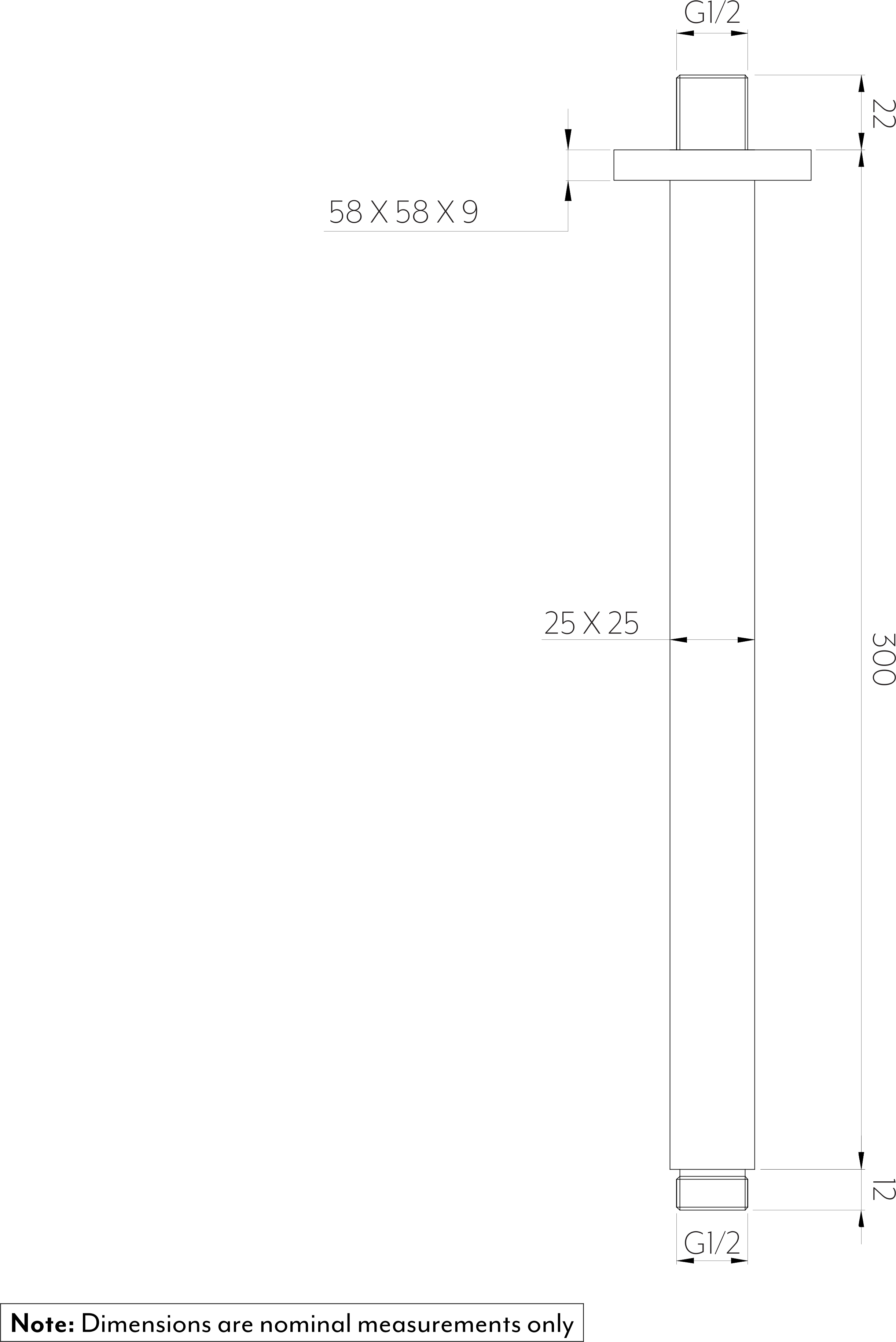 NOAH Shower Dropper SPEC-01