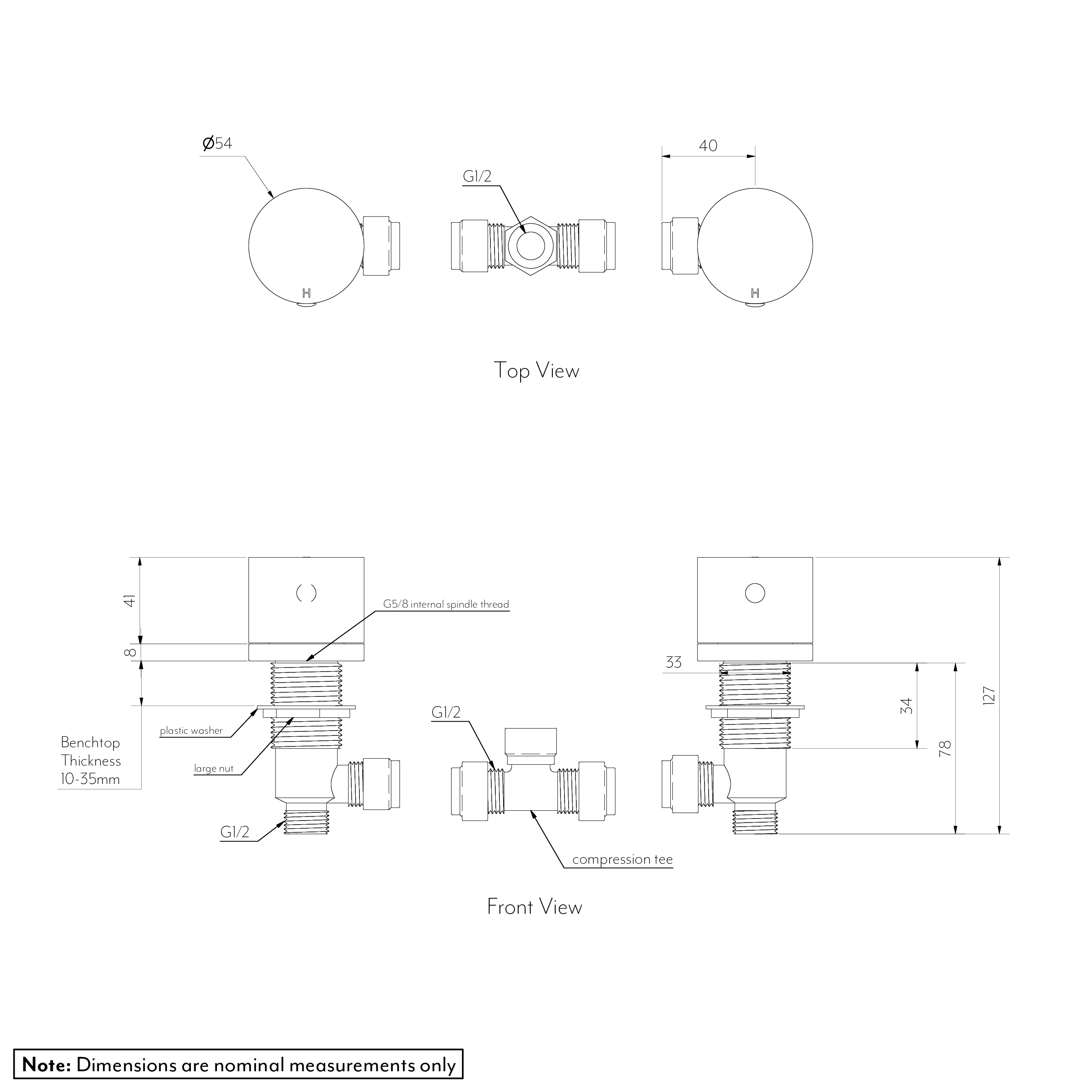 MILANI Assembly Bench Mounted Taps Gallery Spec