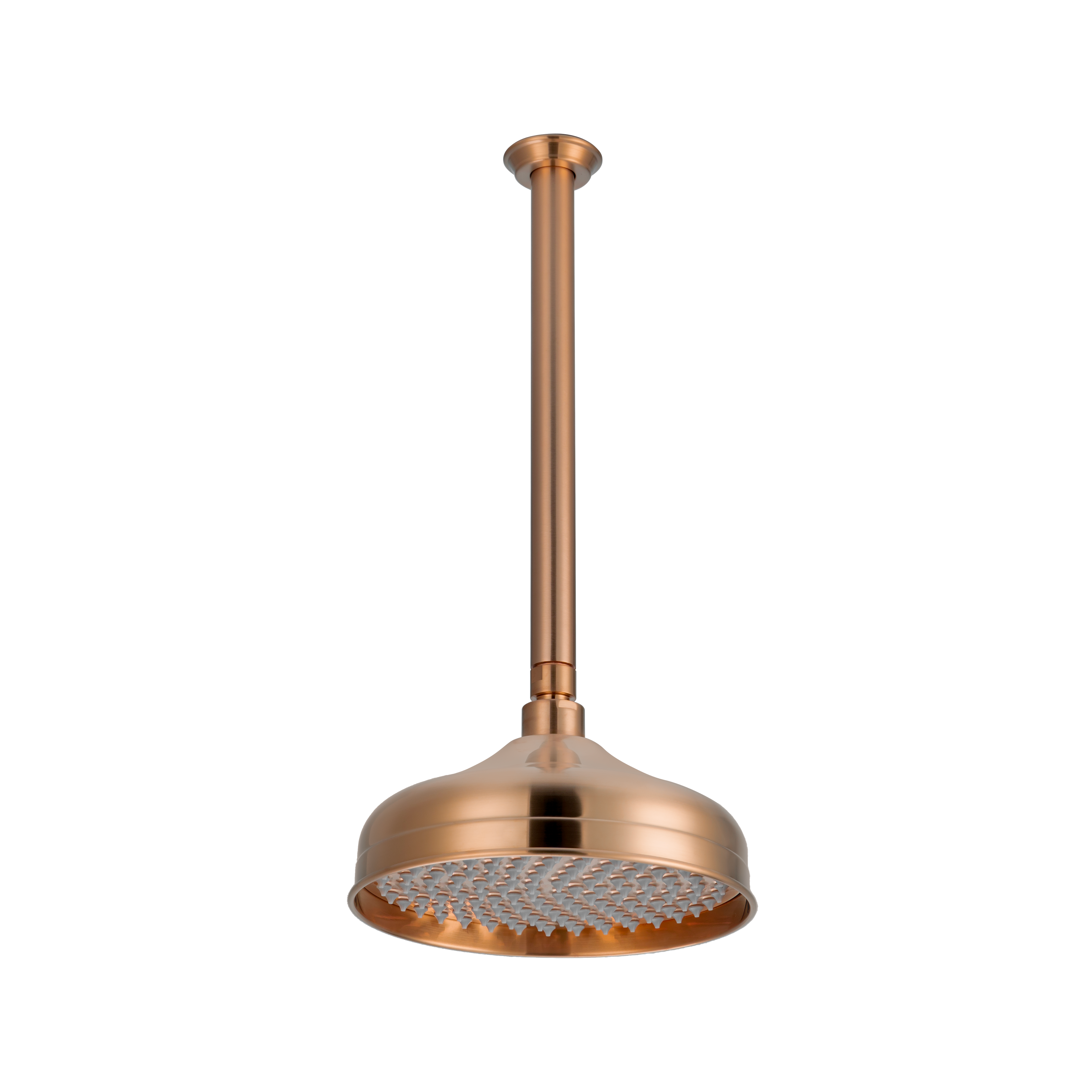 18088-Kingsley-Shower-Dropper-300mm-and-Head-Set Side Brushed-Copper-1