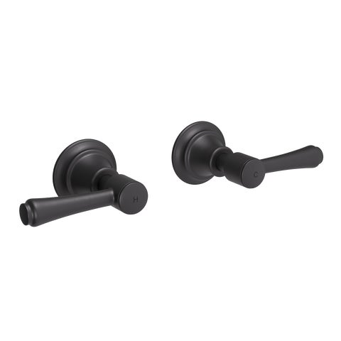 Kingsley Assembly Taps - Matte Black