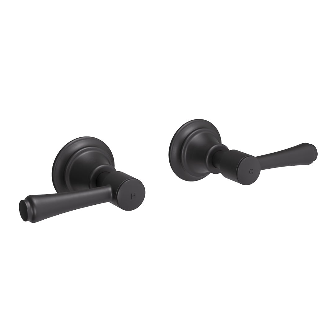 Kingsley Assembly Taps - Matte Black