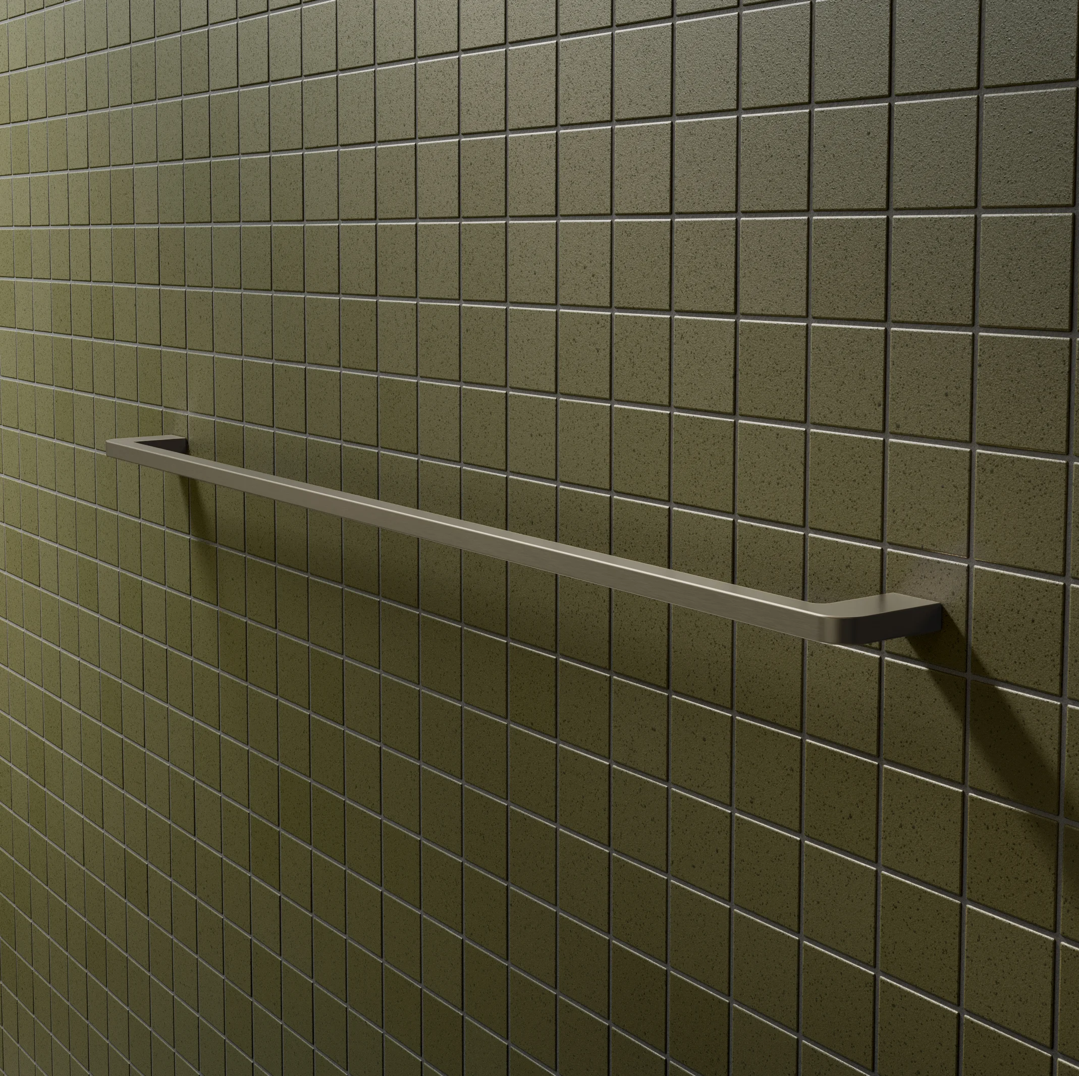 Shower Close%20Up NESSO Towel%20Rail SS