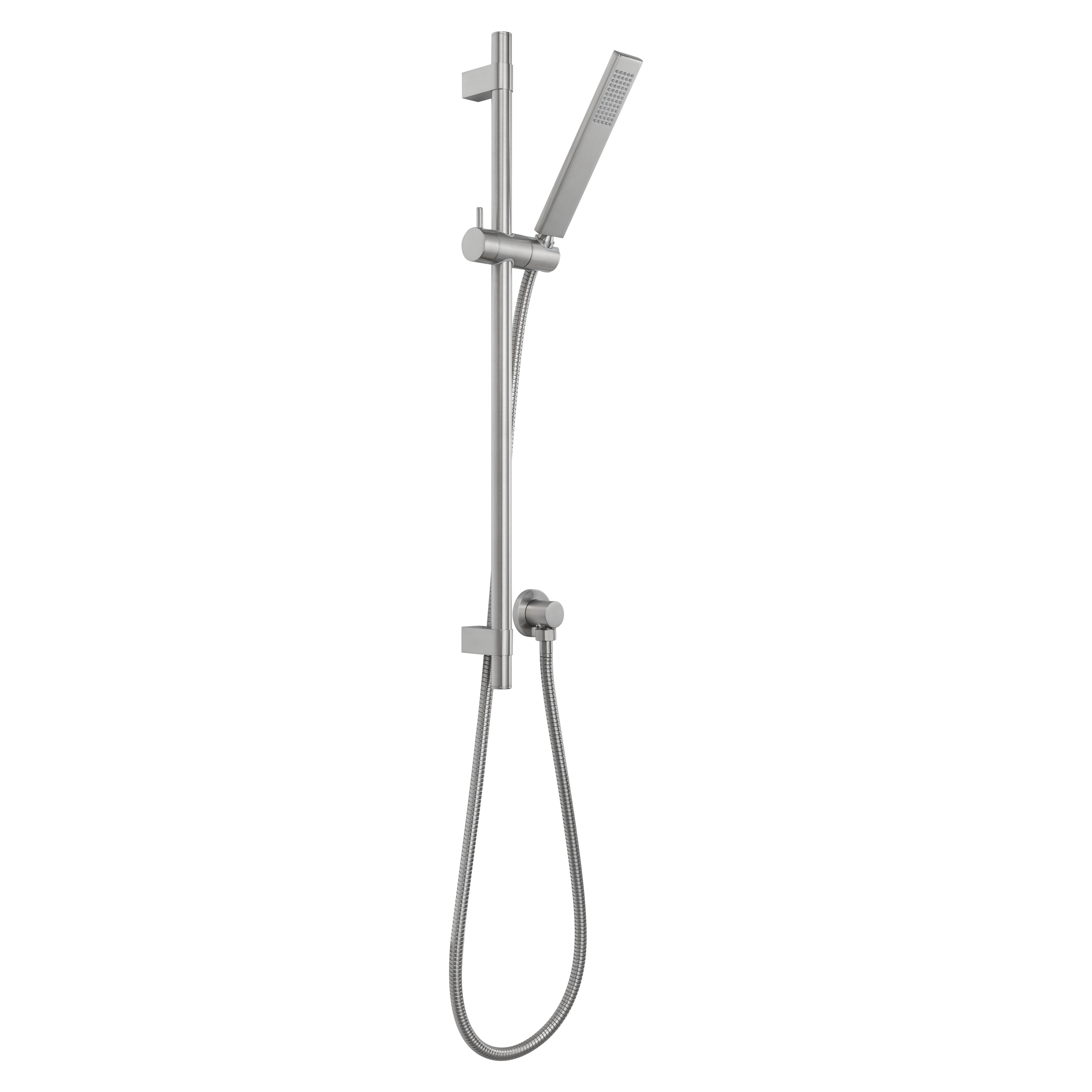 Elysian Adjustable Hand Shower Rail Set - Brushed Nickel