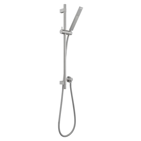 Elysian Adjustable Hand Shower Rail Set - Brushed Nickel