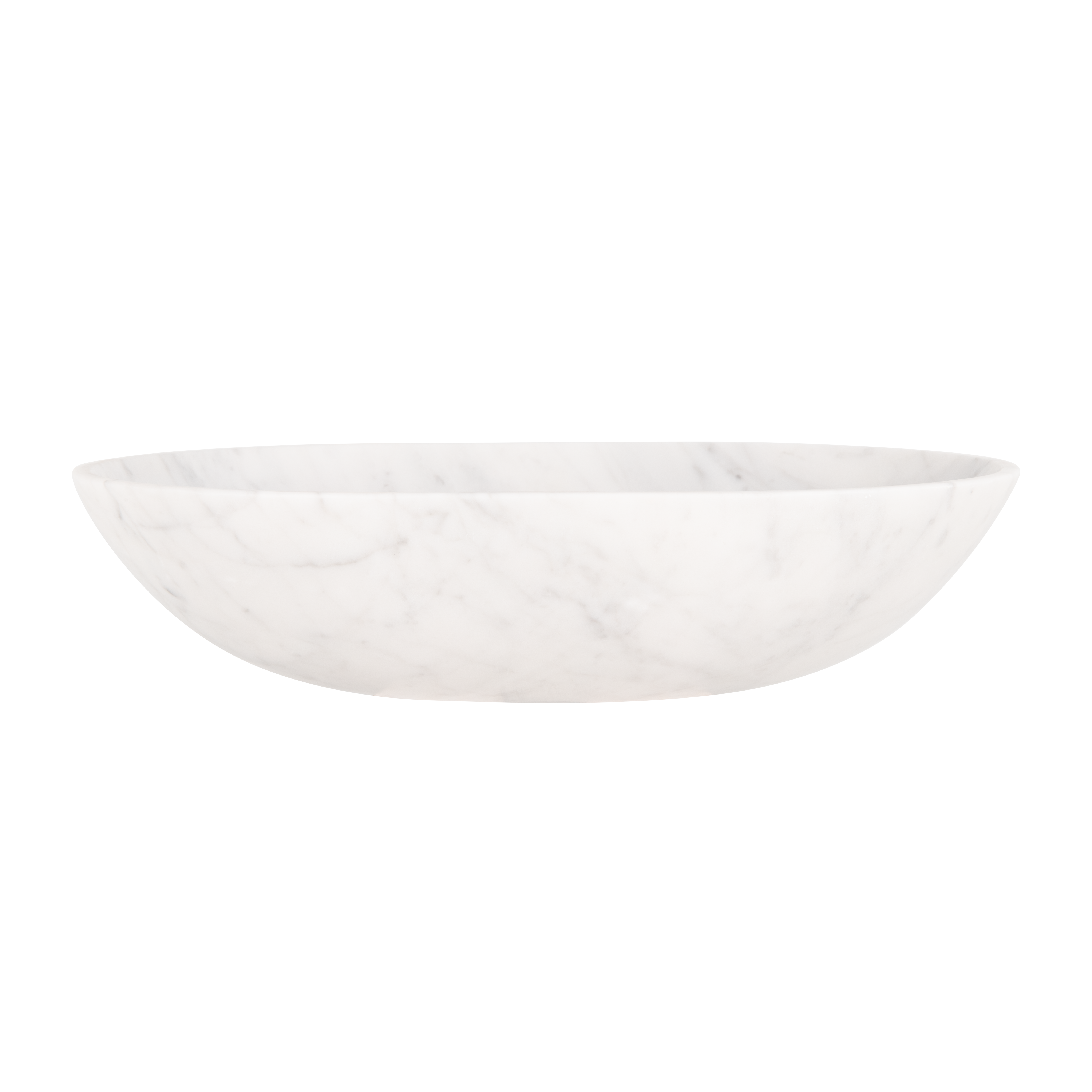 Pedra Oval Basin Carrara Front 2