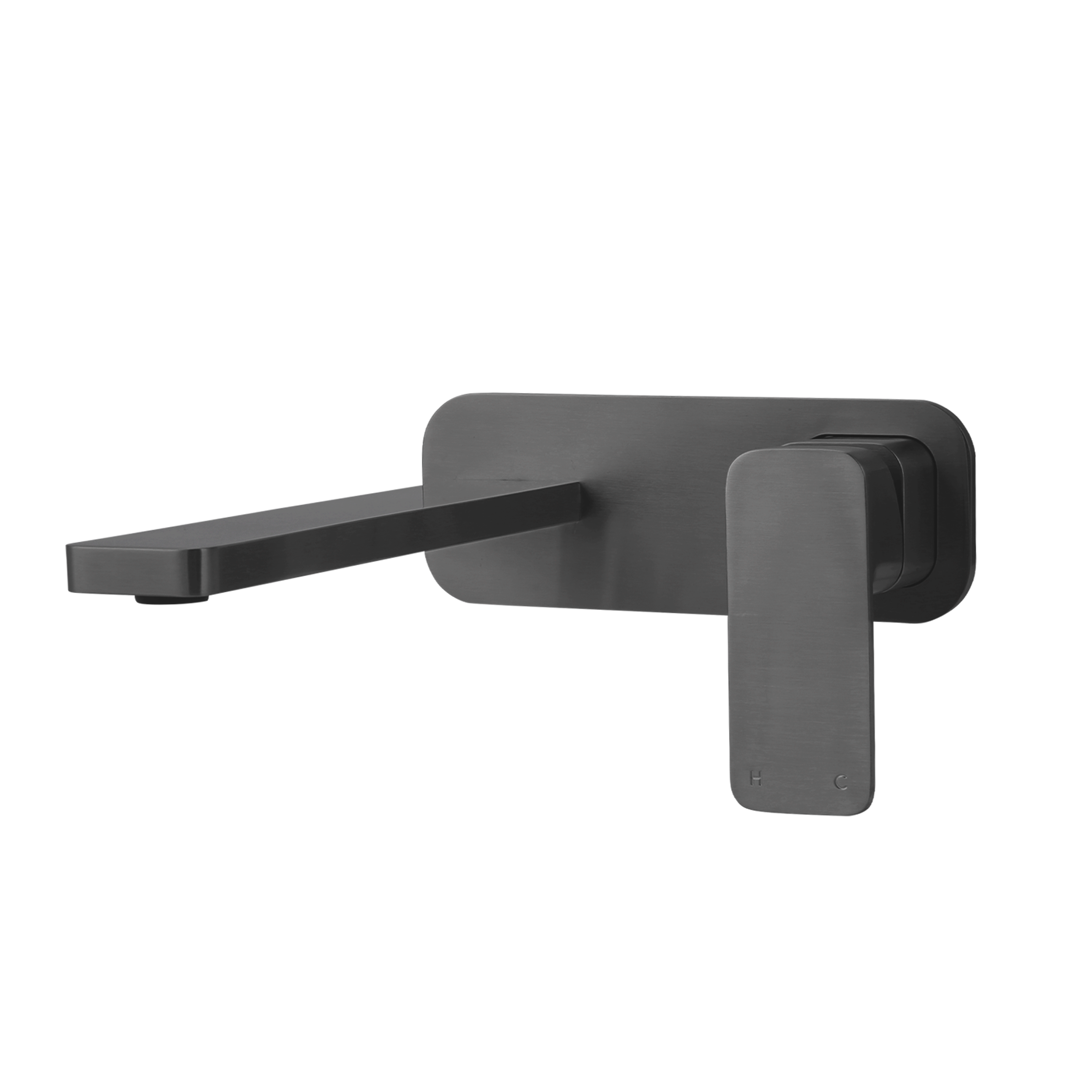 Nesso Minimal Wall-Mounted Set - Brushed Gunmetal