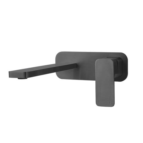 Nesso Minimal Wall-Mounted Set - Brushed Gunmetal