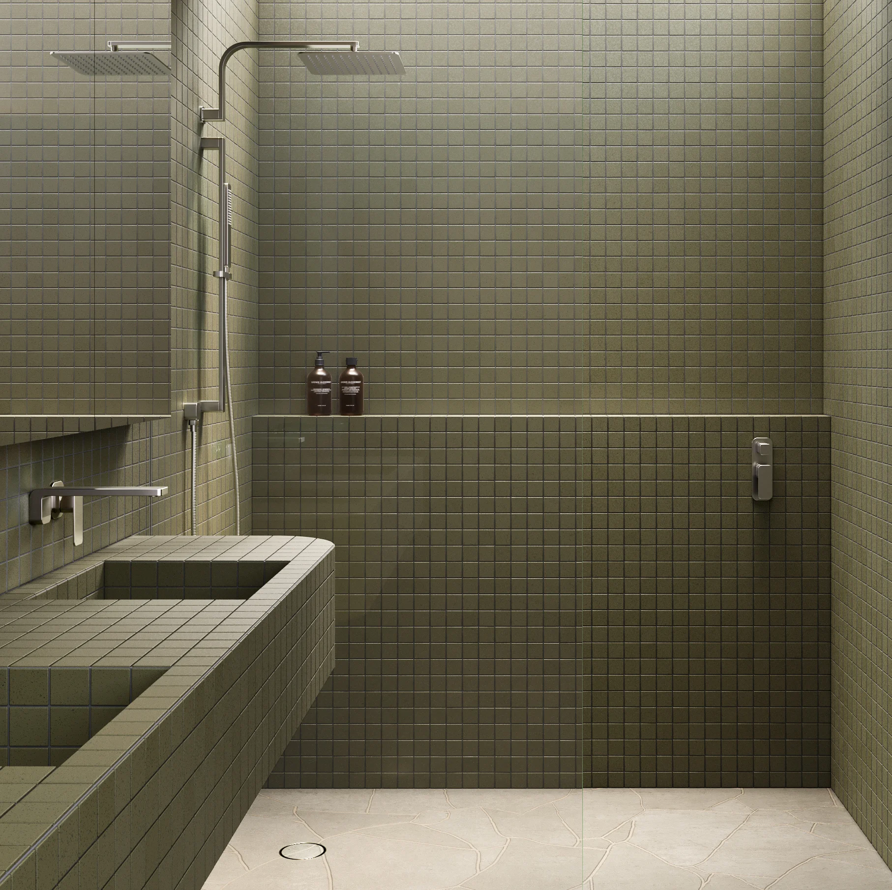 Shower Full%20Shot NESSO Shower%20Arm-Robe%20Hook SS