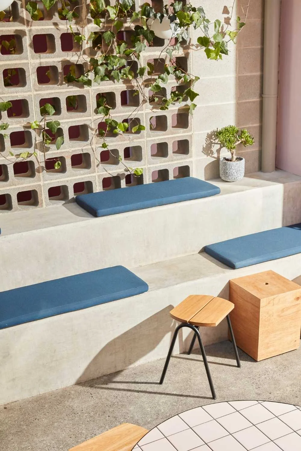 Aesthetic Cafes in Sydney Brutalist Breezeblocks