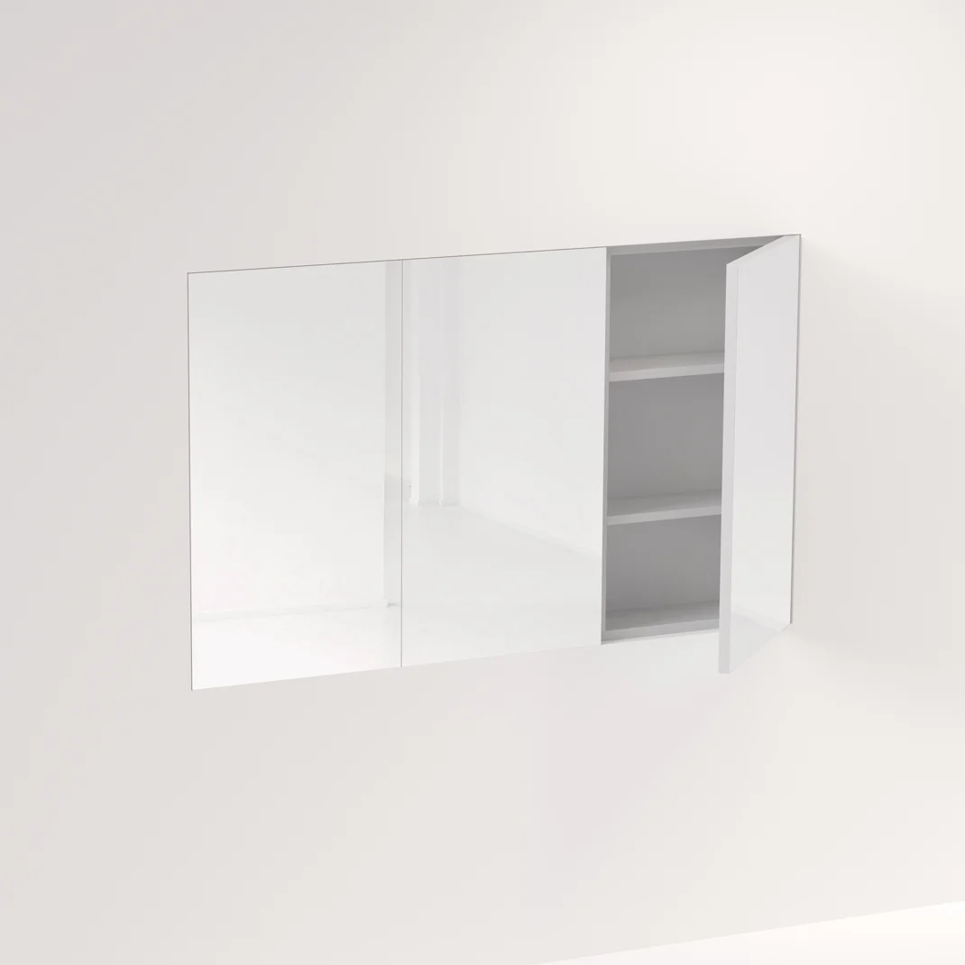 Myra 3-Door Mirror Cabinet Recessed - 1242mm - Feature