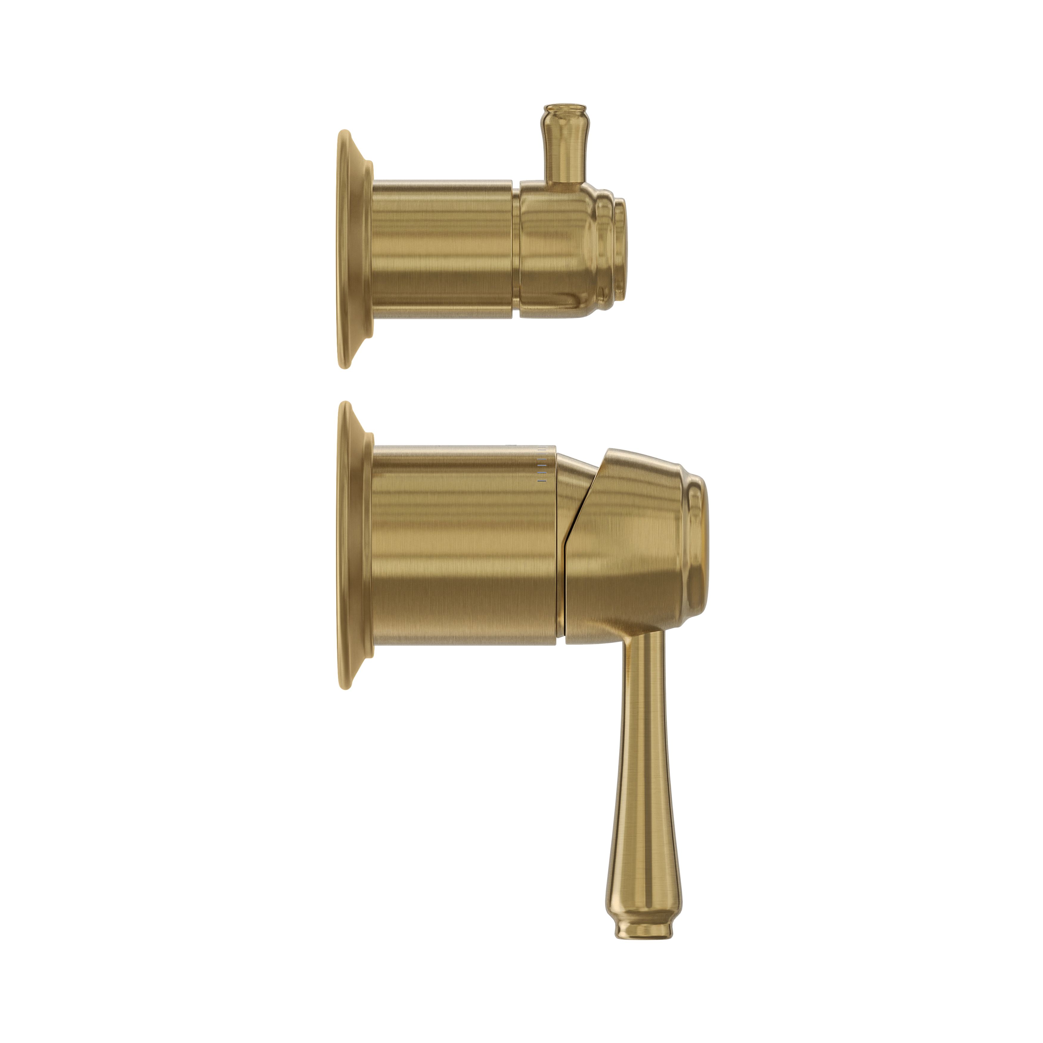 Kingsley Thermostatic 2-Way   3-Way Diverter Stock Render SideView BB