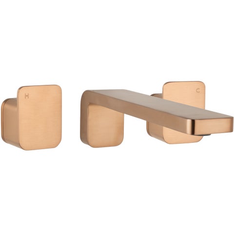 Nesso Assembly Taps & Spout Set - Brushed Copper