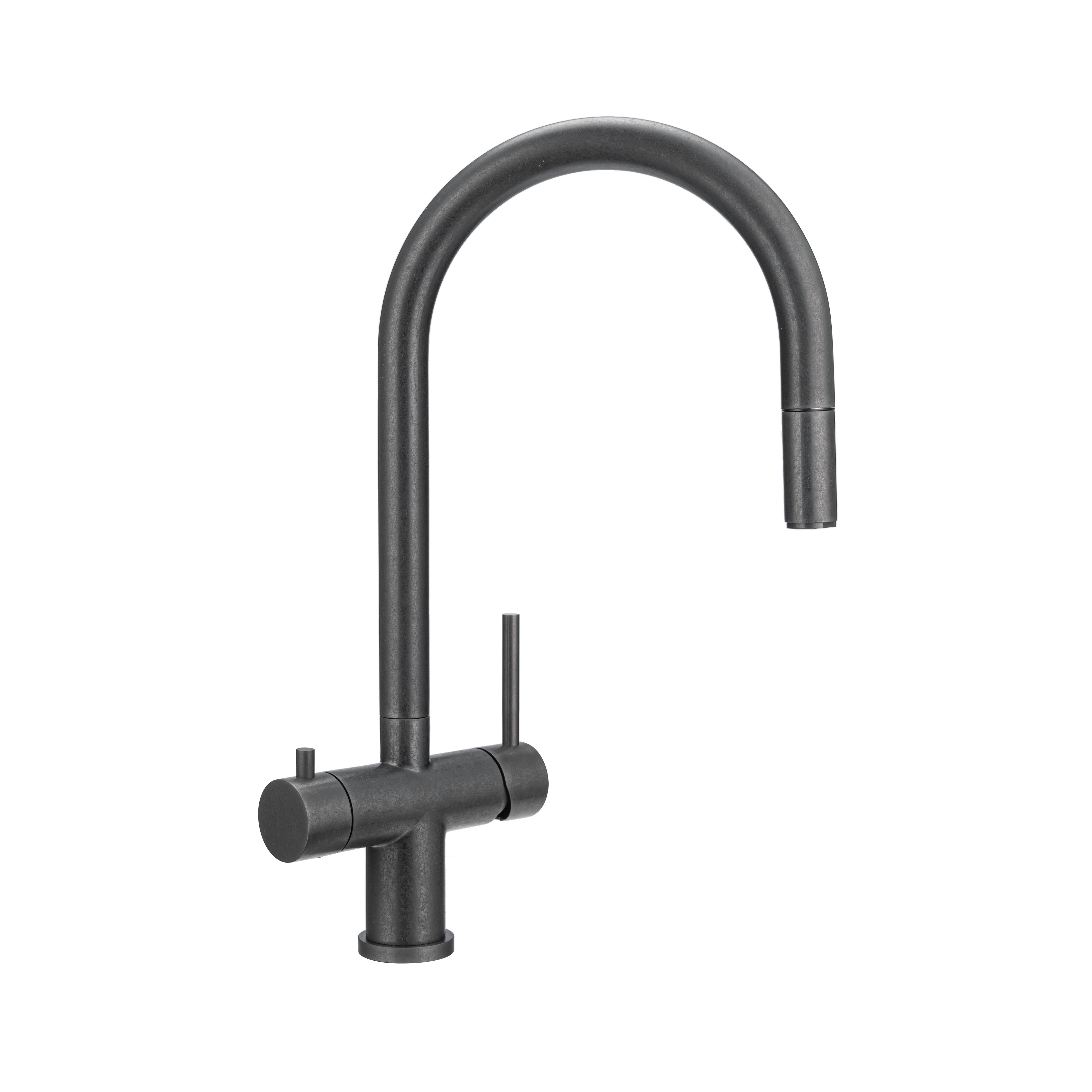 Elysian Commercial 3-Way Pull-Out Filter Tap - Antique Slate