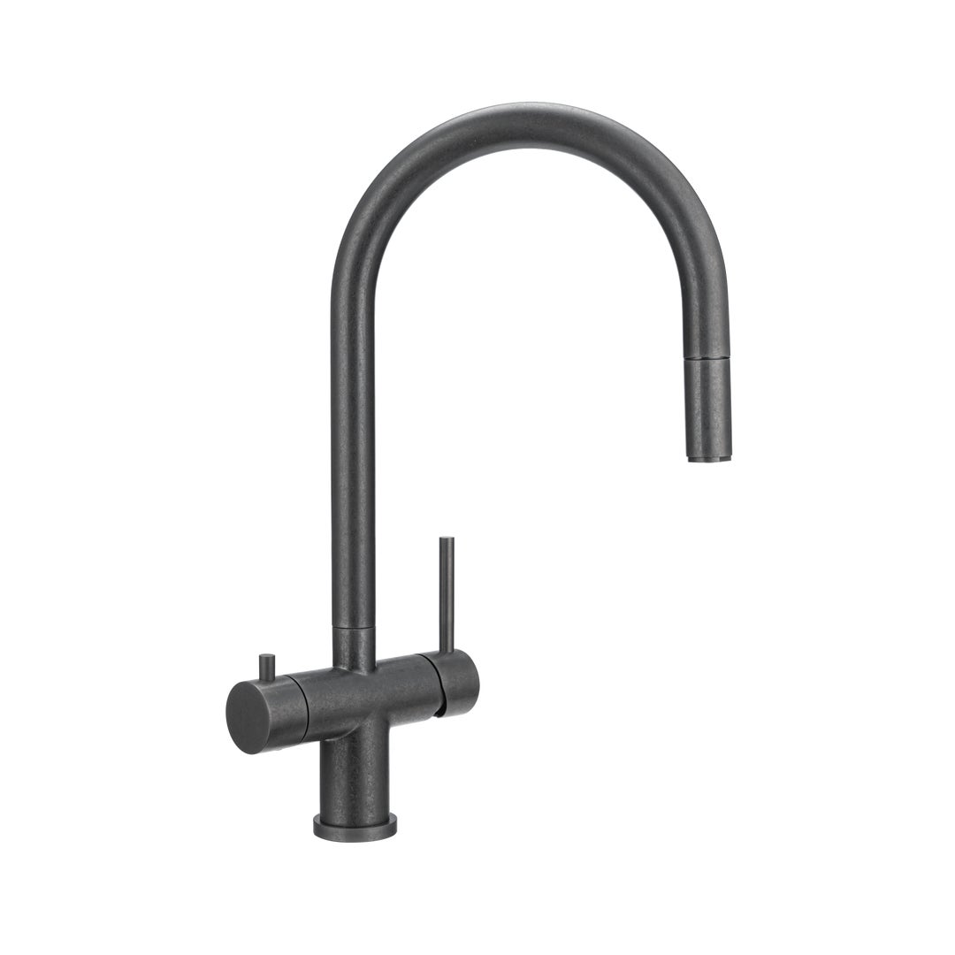 Elysian Commercial 3-Way Pull-Out Filter Tap - Antique Slate