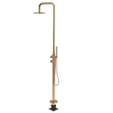 Sola Outdoor Shower Set BrushedCopper