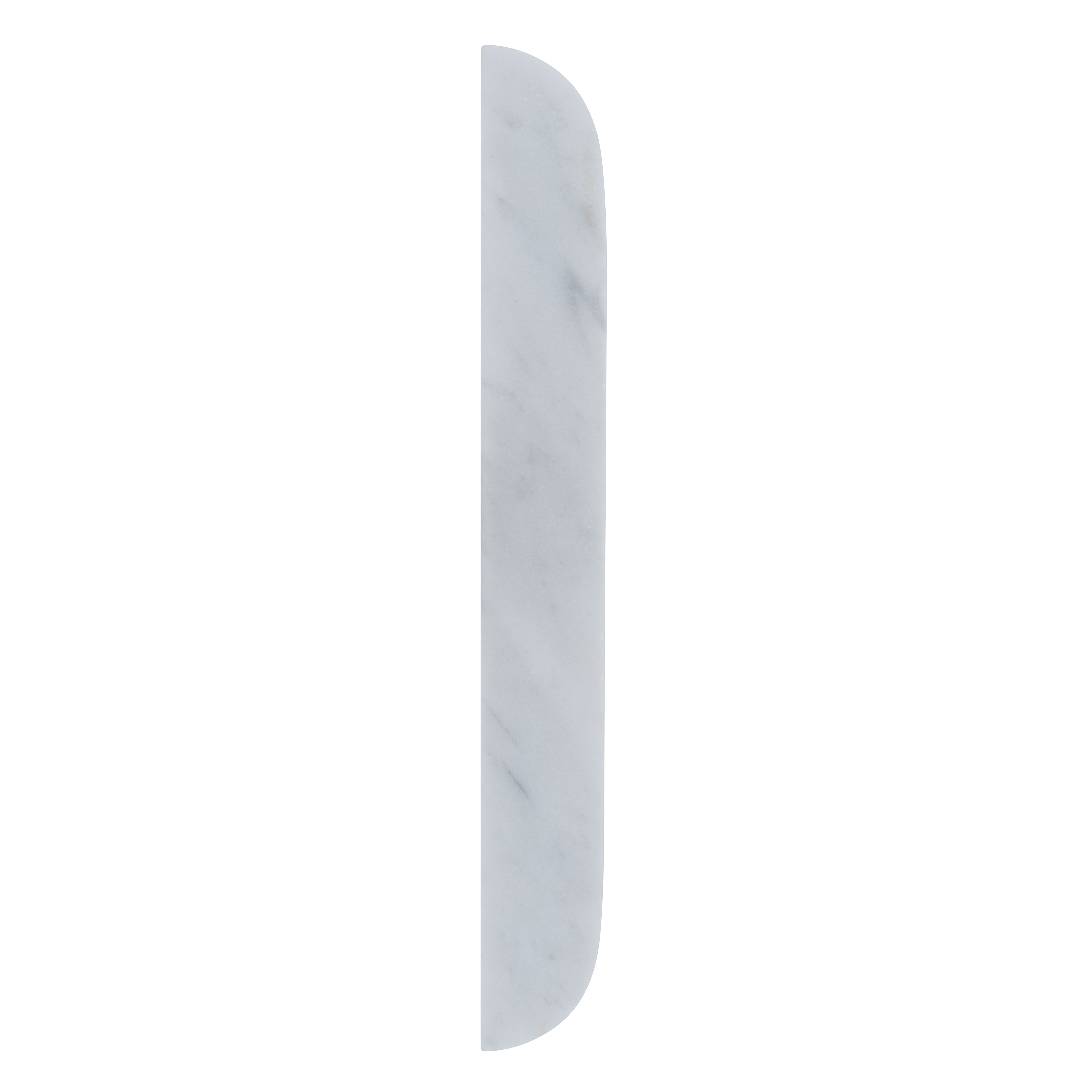 Pedra Curve Cabinetry Pull 320mm - Carrara Marble