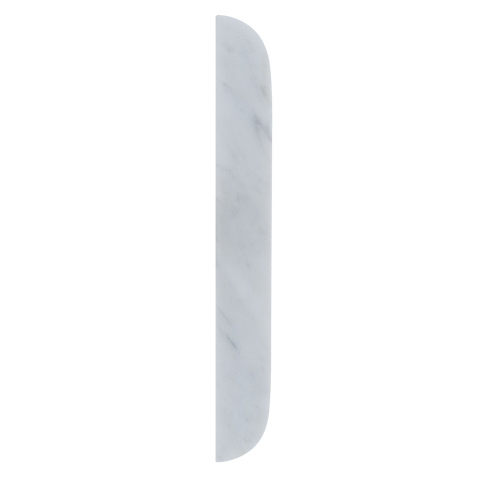 Pedra Curve Cabinetry Pull 320mm - Carrara Marble