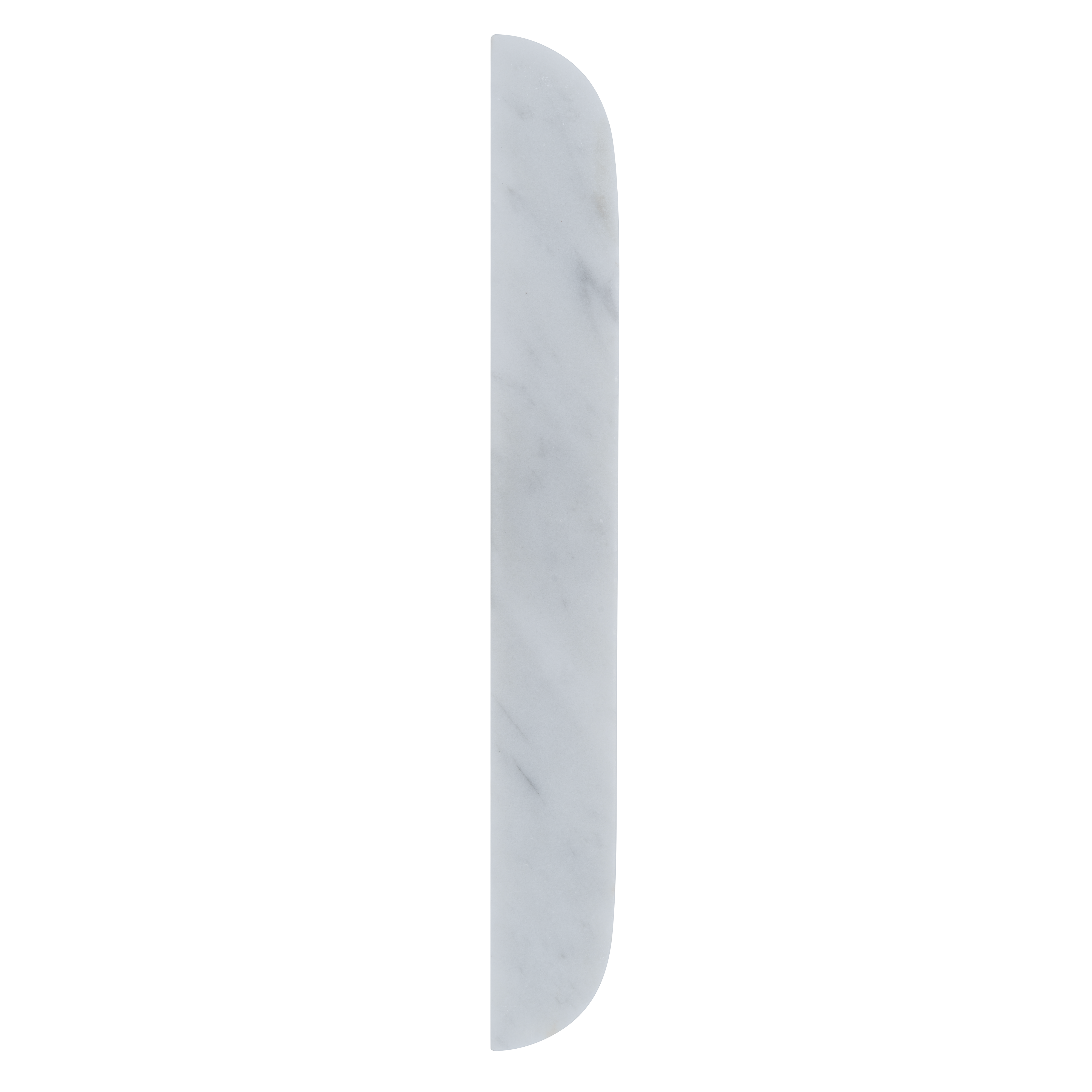 Pedra Curve Cabinetry Pull 320mm - Carrara Marble