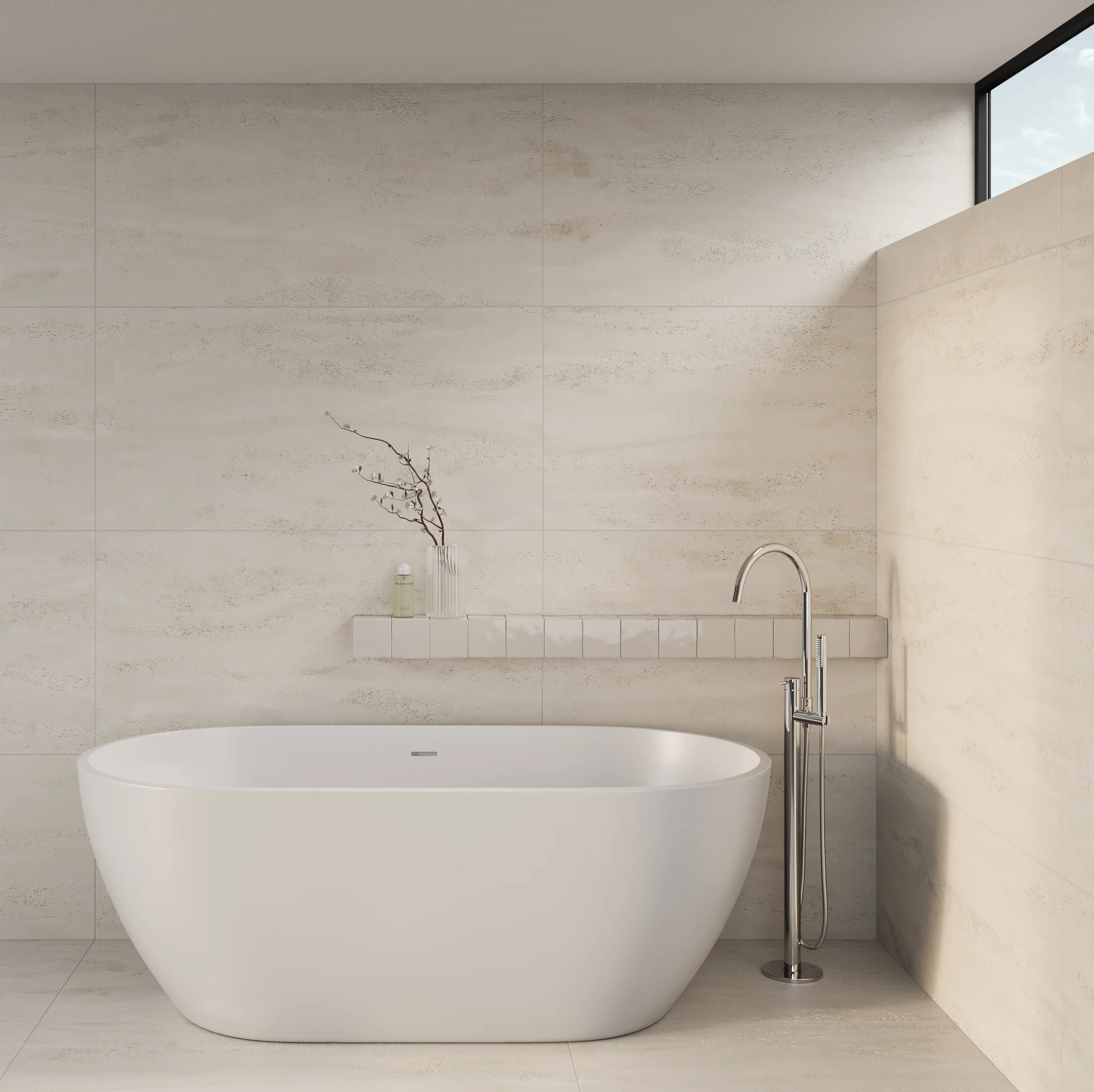 ElysianFloorMountedBathFillerWithHandShower Final View01 CH 01