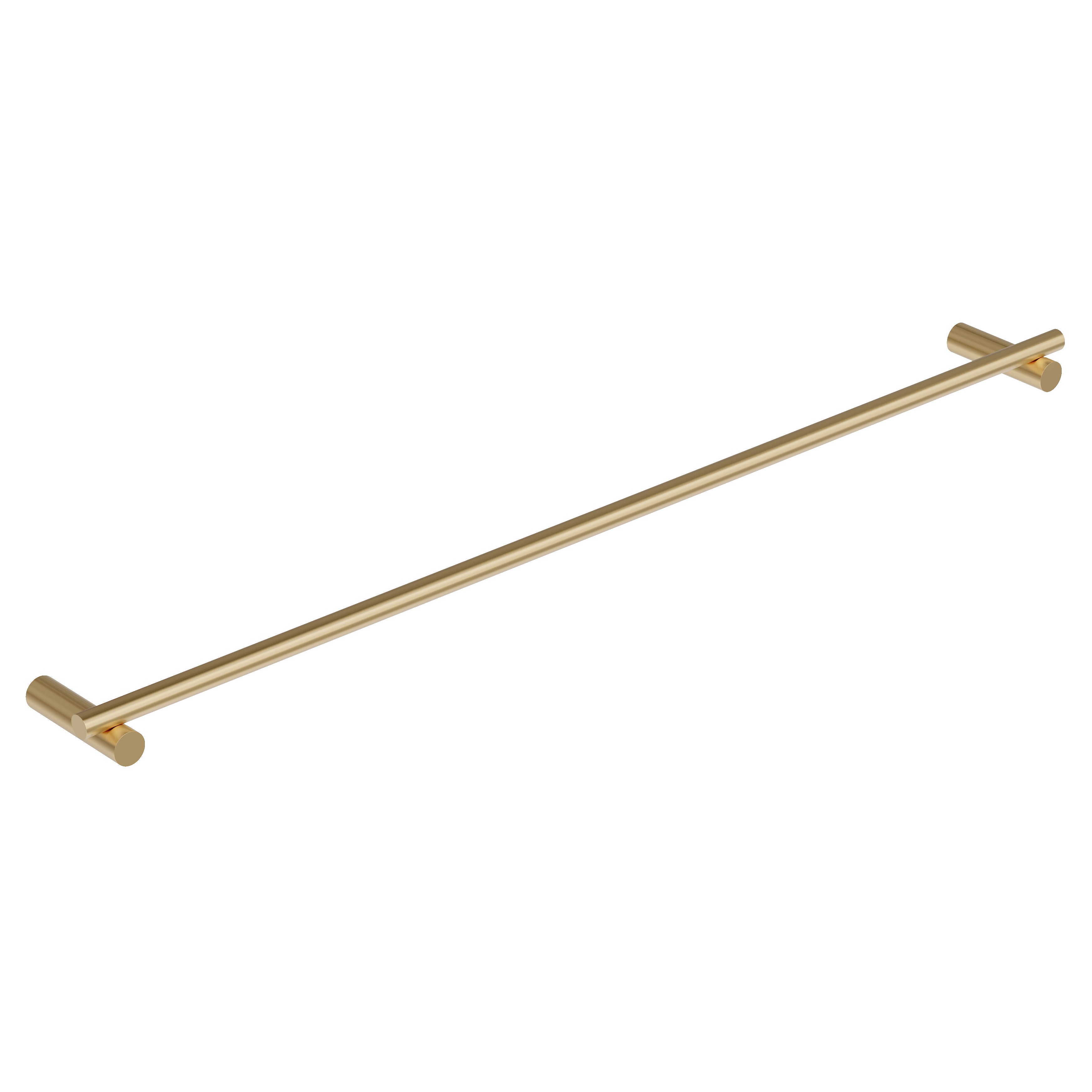 Sola Single Towel Rail - Brushed Brass