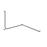 Aliro Accessible 90 Continuous Grab Rail GM