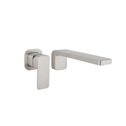 Nesso Minimal Mixer & Spout Set - Stainless Steel