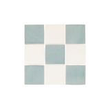 Romanni Zellige Tile SquarePattern Pearl PowderBlue