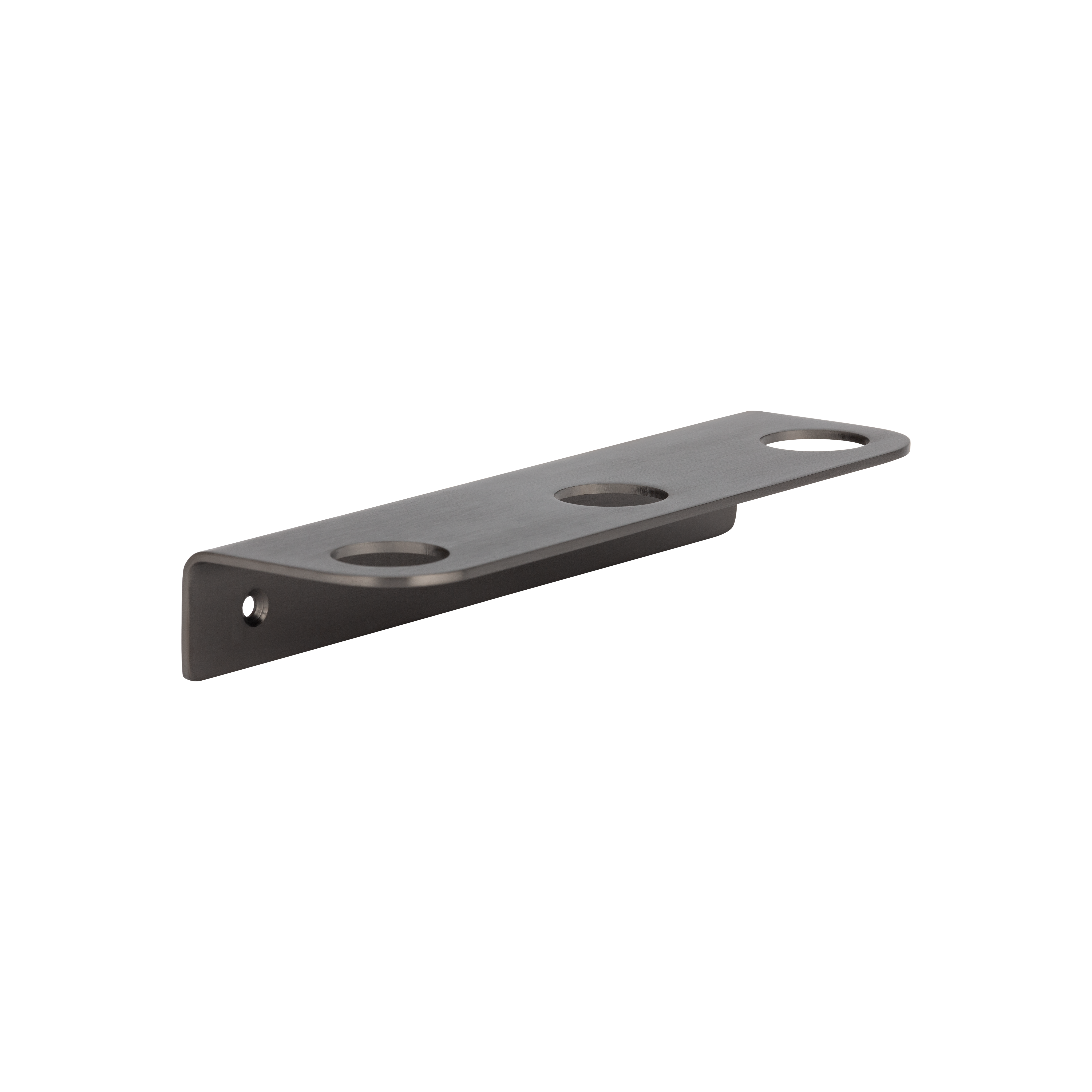 Lira Soap Bottle Holder - Triple - Brushed Gunmetal