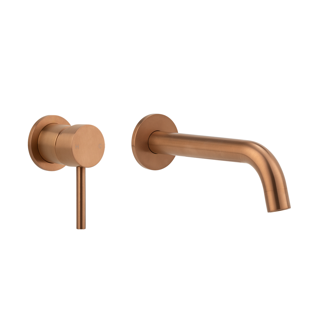 Sola Minimal Mixer & Spout Set  - Brushed Copper