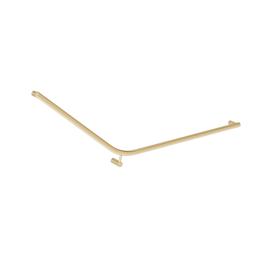 Aliro Accessible 140° Grab Rail - Brushed Brass
