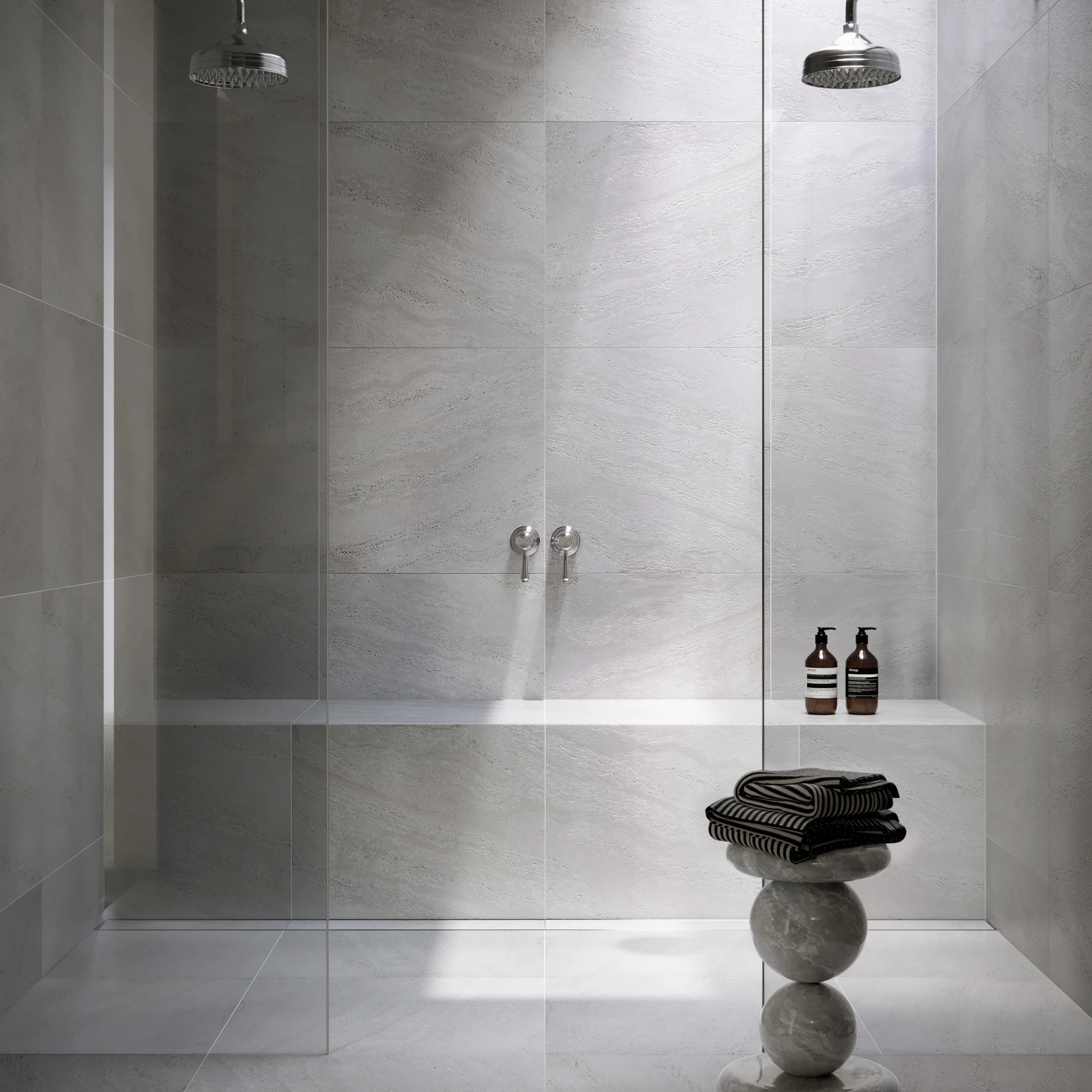 Izmir Travertine Look Light Grey 600x600 final jpeg