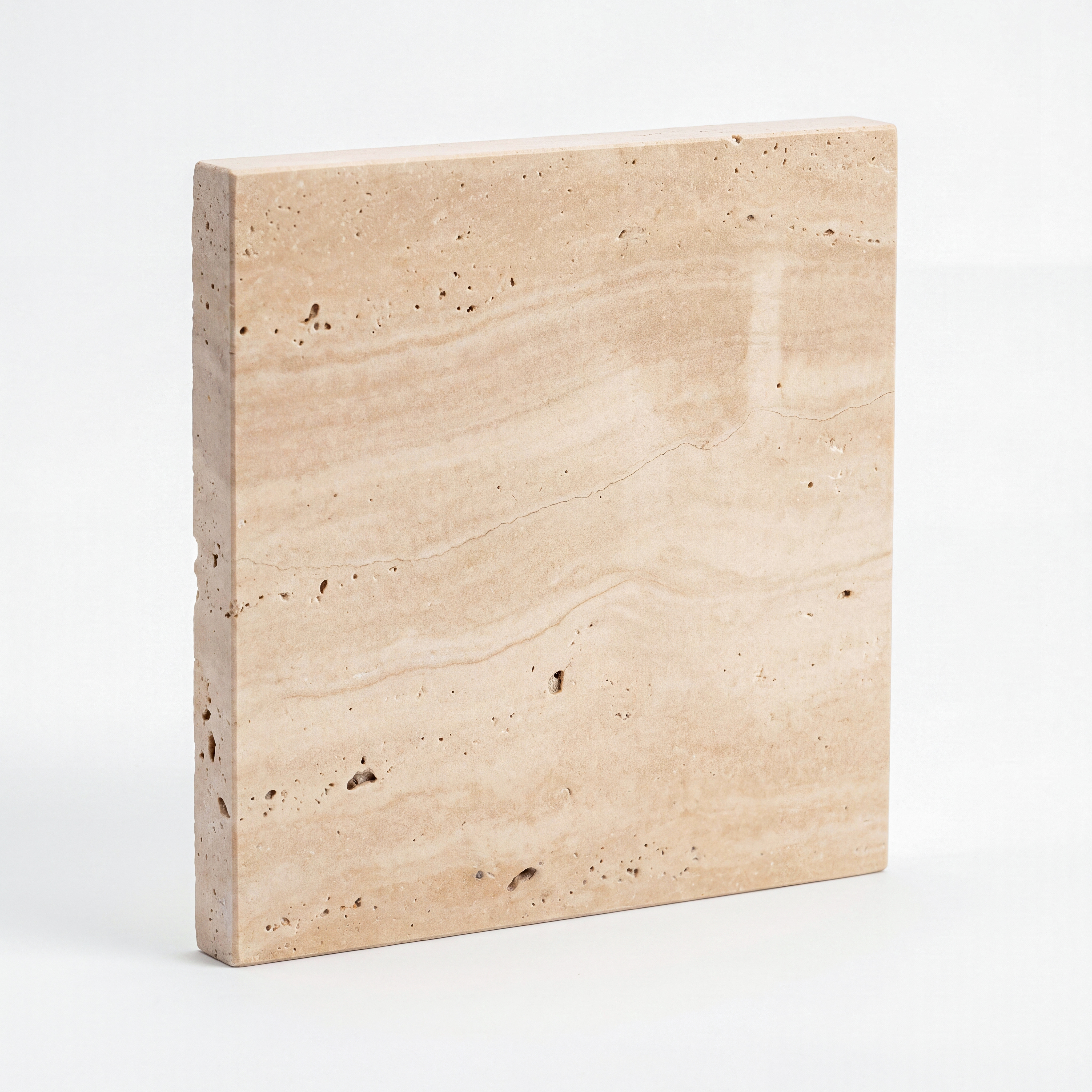 Curved Stone Vanity Top - 1168mm - Travertine